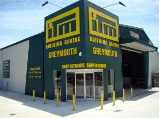 Greymouth store entrance