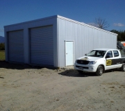 enclosed bays shed