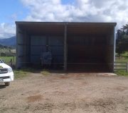 high pole shed